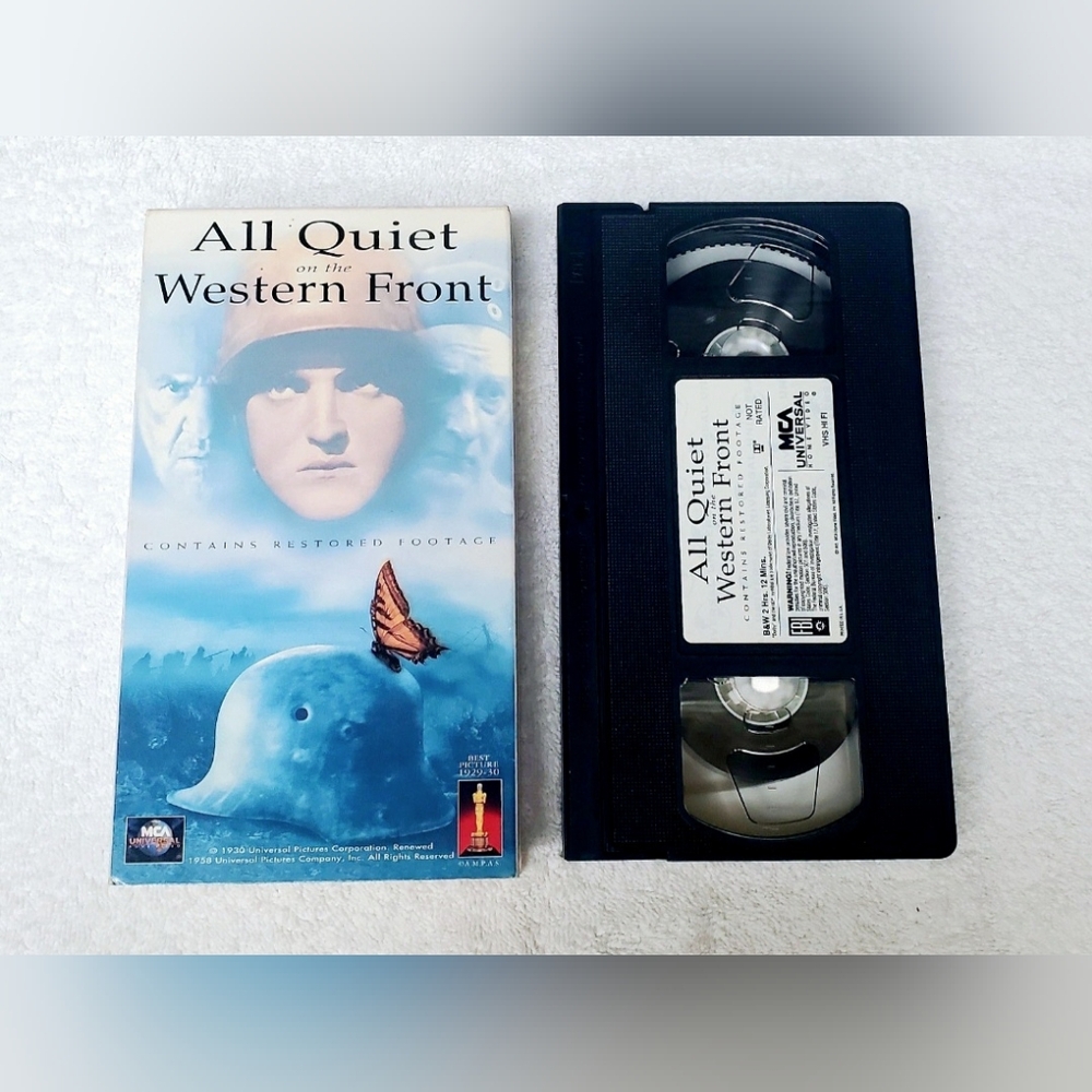 All Quiet On The Western Front VHS Tape